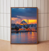Istanbul Travel Poster Wall Art, Travel Print of Istanbul, Turkey Wall Art