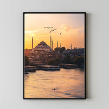 Istanbul Travel Poster Wall Art, Travel Print of Istanbul, Turkey Wall Art 1