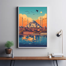 Istanbul Travel Poster Wall Art, Travel Print of Istanbul, Turkey Wall Artb3