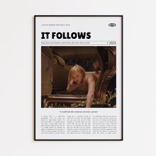 It Follows, David Robert Mitchell, Retro Movie Poster, Custom Movie Poster Print 4421174318
