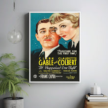 It Happened One Night 1934Poster Art Print Movie Posters Gift for Movie lovers 1