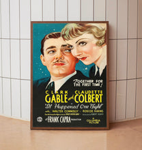 It Happened One Night 1934Poster Art Print Movie Posters Gift for Movie lovers 1