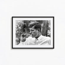 J. F. Kennedy Print, Kennedy Smoking a Cigar Black and White Wall Art, Vintage Print, Photography Prints, Museum Quality Photo Art Print 1620777903