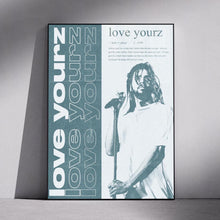 JCole 'Love Yourz' Poster, Hip Hop Album Wall Art Print  4330447421