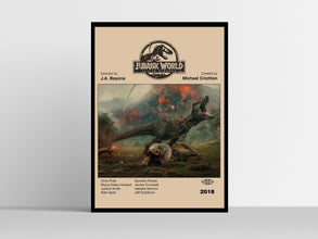 JURRASIC WORLD POSTER - Movie Poster - Mid Century Modern Poster - Minimalist Poster - Printable Art - Digital Art - Home Decor - Wall Art 1220035017