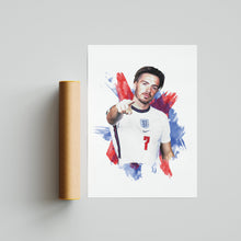 Jack Grealish England Football Star Art Print 1040995368