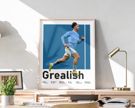 Jack Grealish Poster, English Midfielder Illustration (Item) 1639931221