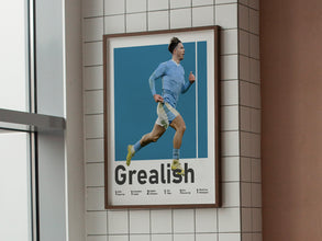 Jack Grealish Poster, English Midfielder Illustration (Item) 1639931221