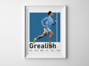 Jack Grealish Poster, English Midfielder Illustration (Item) 1639931221