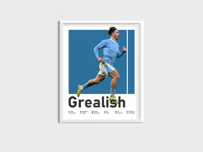 Jack Grealish Poster, English Midfielder Illustration (Item) 1639931221