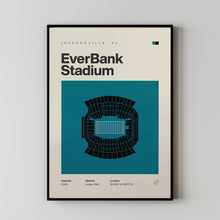 Jacksonville Jaguars Poster, EverBank Stadium Print, Mid Century Modern Football Poster-74LSZN