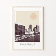 Jacksonville Poster Print, Jacksonville Travel Poster, Jacksonville Minimalistic Wall Art, Jacksonville, Florida, United States 1868248516