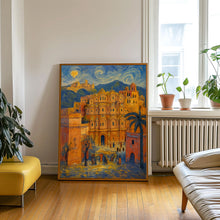 Jaipur India Travel Poster, Pink City Art, Indian Architecture Print, Rajasthan Decor, Cultural Travel Gift