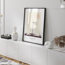 Jakarta Poster Print, Jakarta Travel Poster, Jakarta Minimalistic Wall Art, Jakarta, Indonesia 1882438507