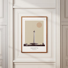 Jakarta Poster Print, Jakarta Travel Poster, Jakarta Minimalistic Wall Art, Jakarta, Indonesia 1882438507