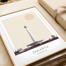 Jakarta Poster Print, Jakarta Travel Poster, Jakarta Minimalistic Wall Art, Jakarta, Indonesia 1882438507