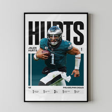 Jalen Hurts #1 Poster Philadelphia Football Wall Art