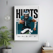 Jalen Hurts #1 Poster Philadelphia Football Wall Art