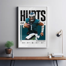 Jalen Hurts #1 Poster Philadelphia Football Wall Art