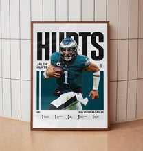 Jalen Hurts #1 Poster Philadelphia Football Wall Art
