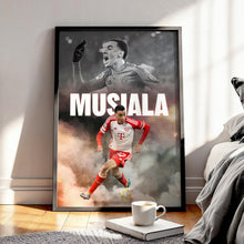 Jamal Musiala Football Poster Bayern Munich Football Art Print 4396415329