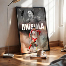 Jamal Musiala Football Poster Bayern Munich Football Art Print 4396415329