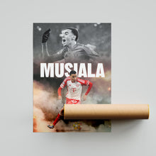 Jamal Musiala Football Poster Bayern Munich Football Art Print 4396415329