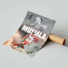 Jamal Musiala Football Poster Bayern Munich Football Art Print 4396415329