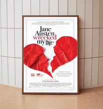 Jane Austen Wrecked My Life 2025 Poster Art Print Movie Posters Gift for Movie lovers 1