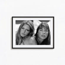 Jane Birkin and Brigitte Bardot Print, Don Juan Black and White Wall Art, Vintage Print, Photography Prints, Museum Quality Photo Print 1606606112