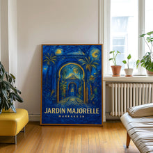 Jardin Majorelle Travel Poster - Morocco Wall Art Print, Illustration Poster, Home & Office decor, Gift idea, Travel print, Marrakesh print