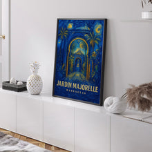 Jardin Majorelle Travel Poster - Morocco Wall Art Print, Illustration Poster, Home & Office decor, Gift idea, Travel print, Marrakesh print