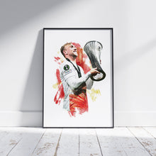 Jarrod Bowen - European Trophy - Football Poster - Football Print 1487064134