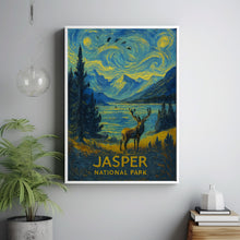 Jasper National Park Travel Poster Wall Art, Jasper Canada Poster, National Parks Travel Wall Art, Jasper Canada Travel Print