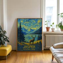 Jasper National Park Travel Poster Wall Art, Jasper Canada Poster, National Parks Travel Wall Art, Jasper Canada Travel Print