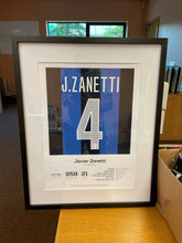 Javier Zanetti Inter Milan Legend Stats Football Print 1155046731