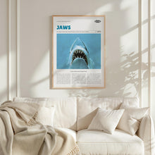 Jaws, Steven Spielberg, Retro Movie Poster, Custom Movie Poster 4421168318