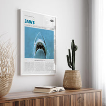 Jaws, Steven Spielberg, Retro Movie Poster, Custom Movie Poster 4421168318