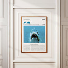 Jaws, Steven Spielberg, Retro Movie Poster, Custom Movie Poster 4421168318