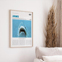 Jaws, Steven Spielberg, Retro Movie Poster, Custom Movie Poster 4421168318