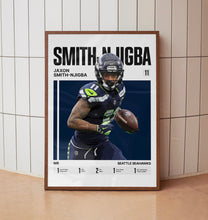 Jaxon Smith-Njigba #11 Poster Seattle Football Wall Art