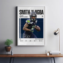 Jaxon Smith-Njigba #11 Poster Seattle Football Wall Art