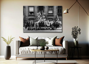 Jazz Portrait Canvas Wall Art, A Great Day in Harlem, Art Kane's classic 1958 jazz photograph, Vintage, Premium Quality Print 1818357862