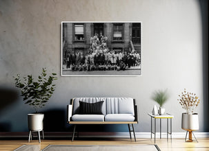 Jazz Portrait Canvas Wall Art, A Great Day in Harlem, Art Kane's classic 1958 jazz photograph, Vintage, Premium Quality Print 1818357862