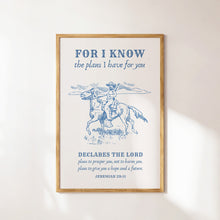 Jeremiah 2911 Western Vintage Cowboy Poster Christian Printable Wall Art Digital Download Bible Verse Wall Art Modern Christian Gift 1710585412 8847