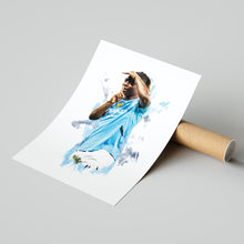 Jeremy Doku - 20242025 - Home Kit - Poster - Print 1803291041