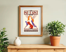 Jessica Rabbit Movie Poster Ink & Paint Club Art Deco Retro Kitchen Bar Sign Home Decor Print Gift 1159080620