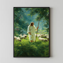 Jesus Christ Vintage Oil Painting Art Print, Yeshua Moody Portrait Painting, Christian Decor