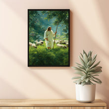 Jesus Christ Vintage Oil Painting Art Print, Yeshua Moody Portrait Painting, Christian Decor