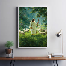 Jesus Christ Vintage Oil Painting Art Print, Yeshua Moody Portrait Painting, Christian Decor